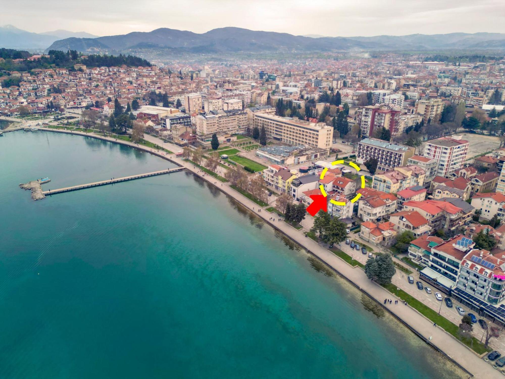 White Lake Apartments City Center Ohrid,Lakeside Eksteriør billede